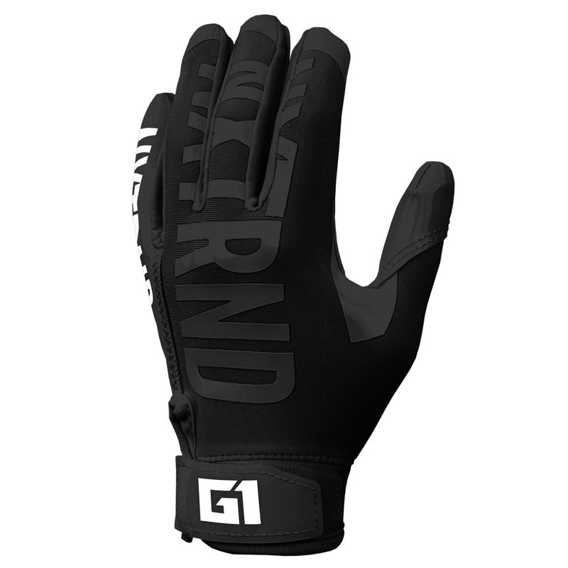 NXT NXTRND Nxtrnd G1 Youth Football Gloves  Kids Sticky Receiver Gloves (Black  Youth Large) - Image 1